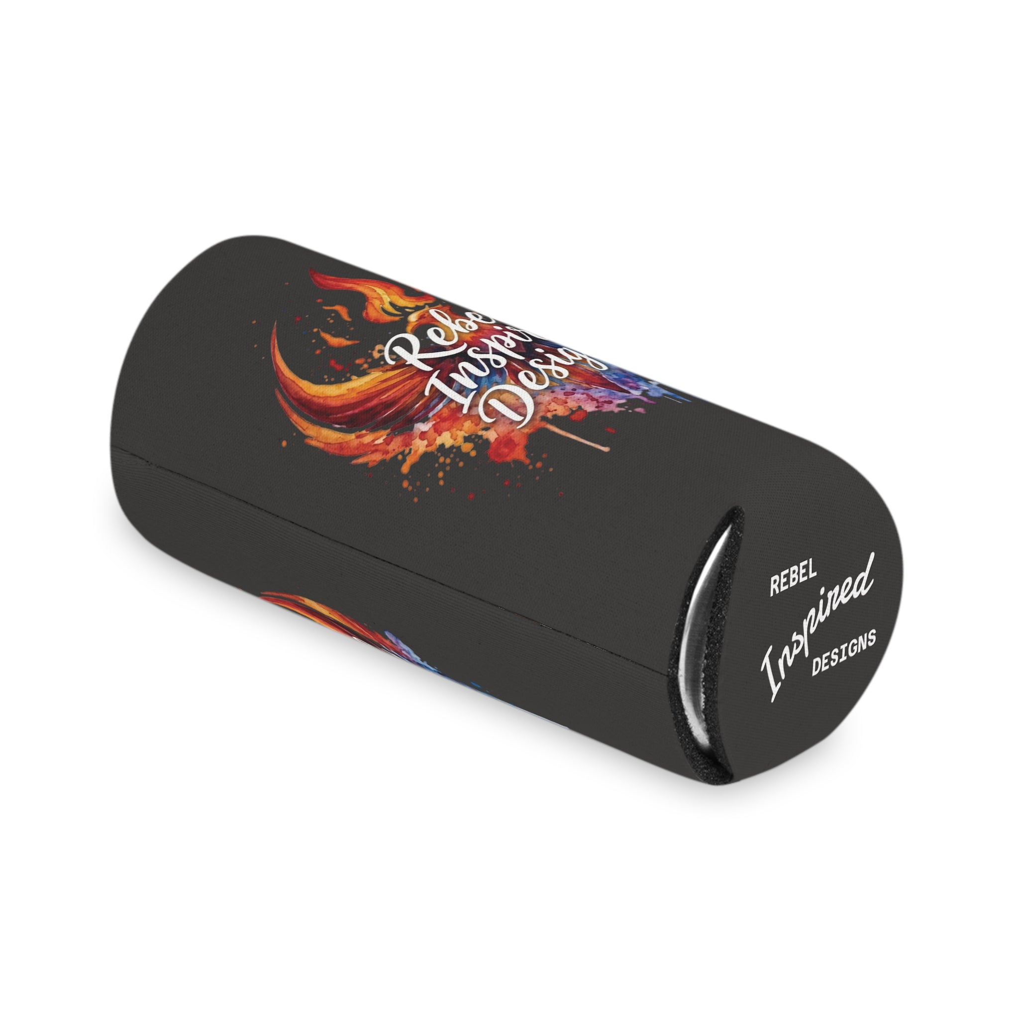 Rebel Inspired Designs Can Cooler | Phoenix Fire Splash Drink Sleeve