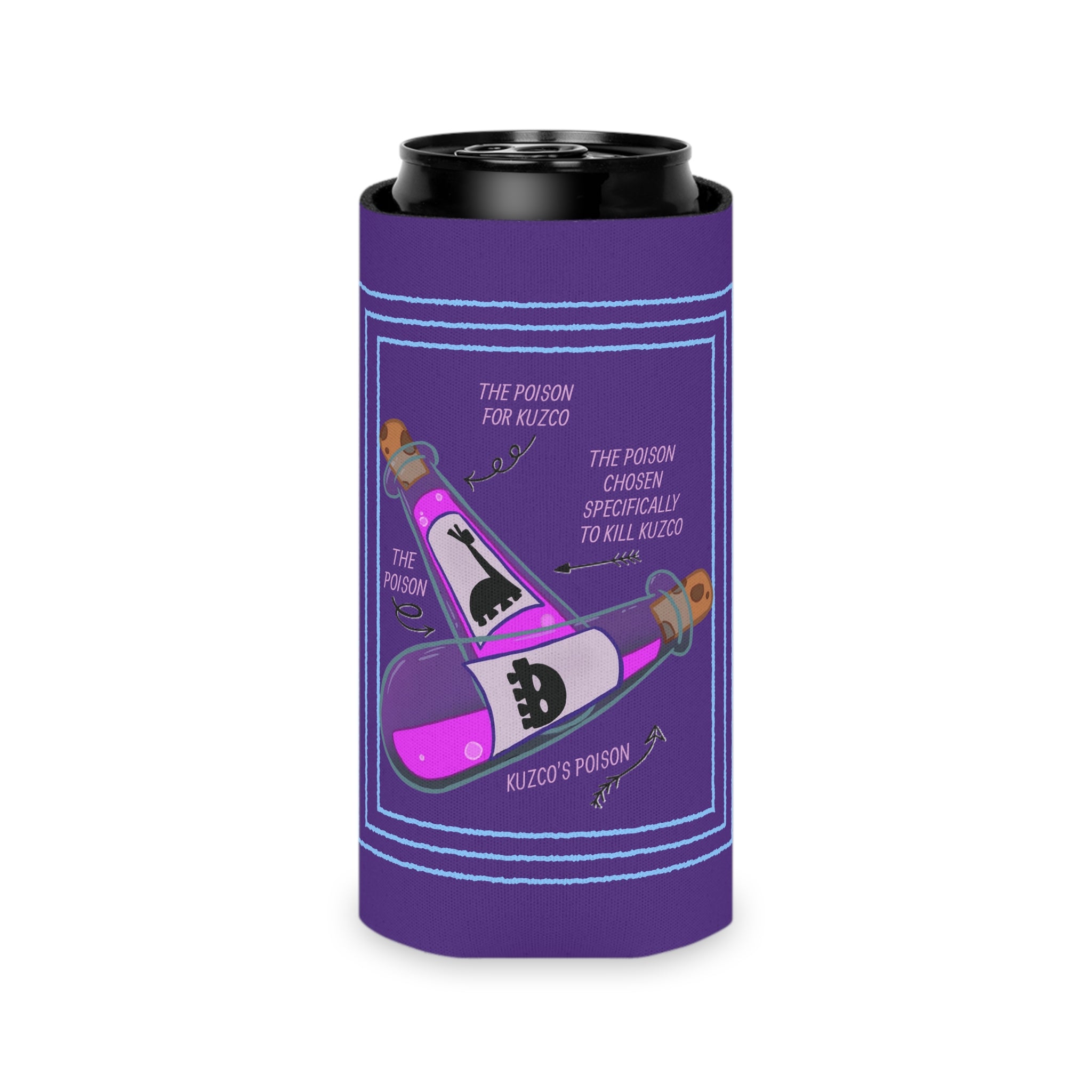 Poison Llama Can Cooler | Llama Drama Drink Sleeve | Animated Movie Gift