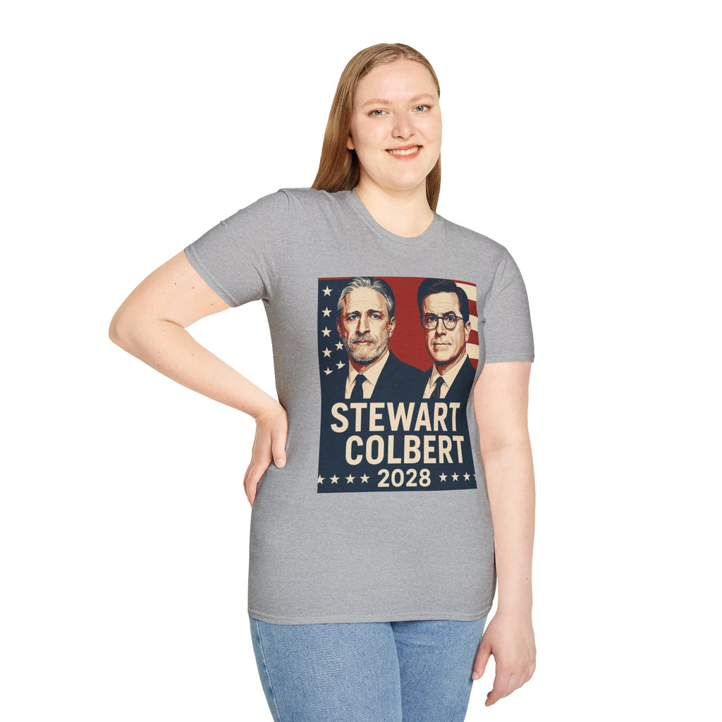 Stewart Colbert 2028 Election Tee | Political Humor Shirt | Satire Campaign Gift
