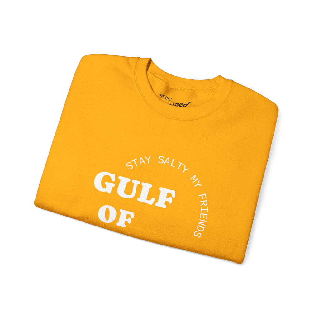 Stay Salty Unisex Sweatshirt, Gulf of Mexico Crewneck, Coastal Humor Vacation Gift