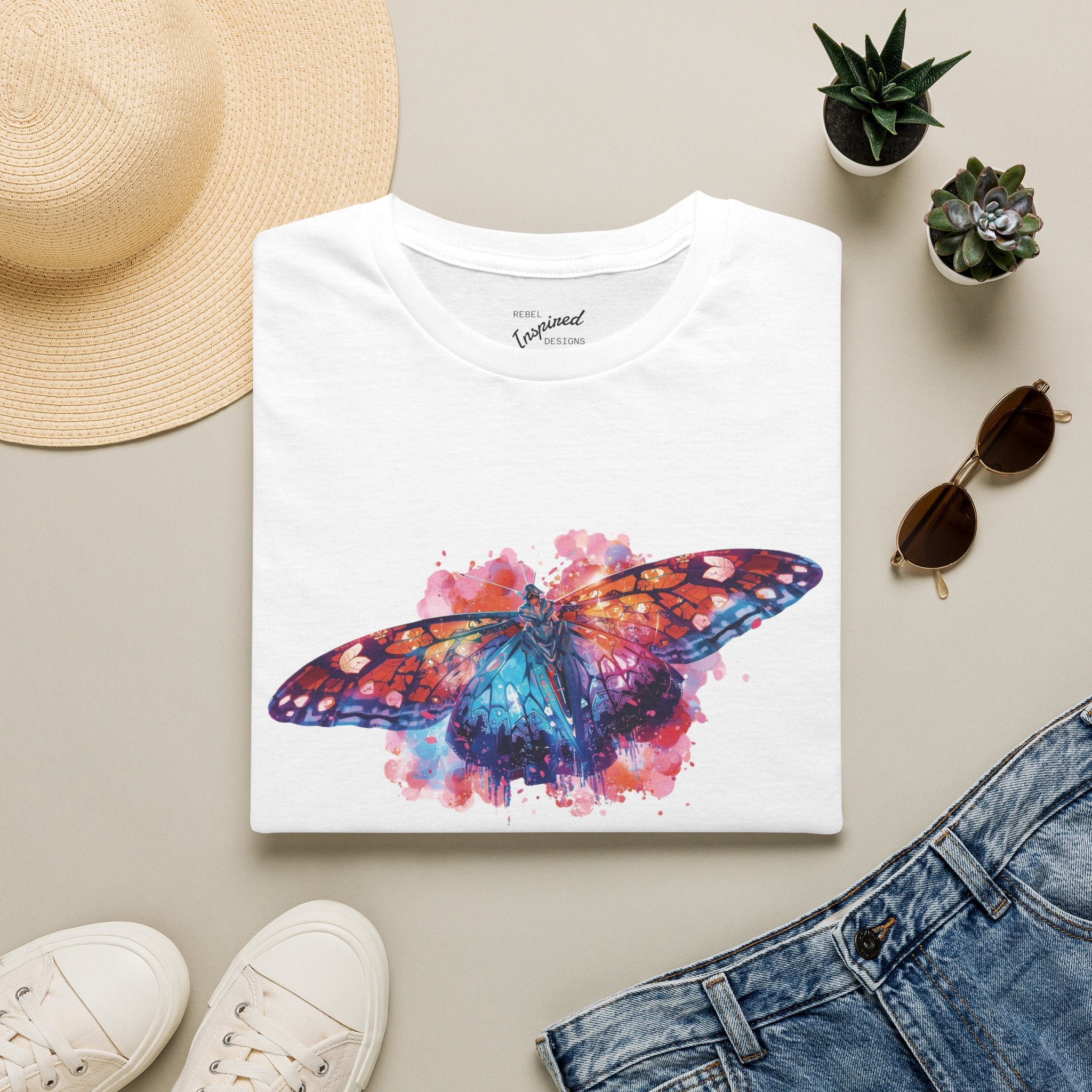 Butterfly Rise Together Graphic Tee | Equality Advocacy T-Shirt | Activist Gift