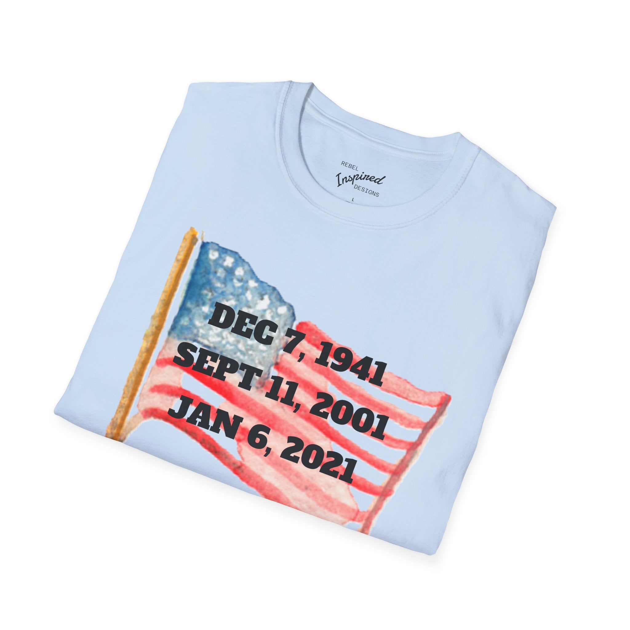 Never Forget T-Shirt, American History Tee, Patriotic Activist Gift