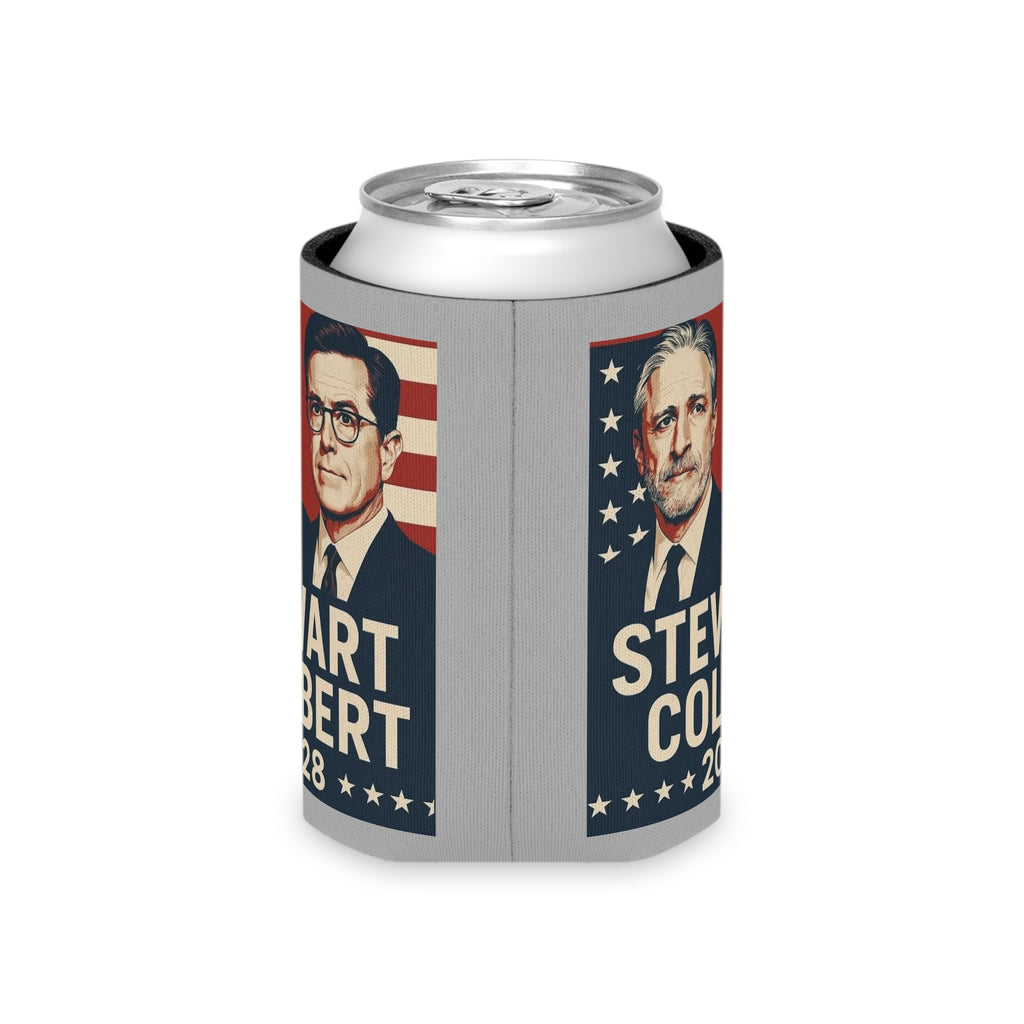 Stewart Colbert 2028 Can Cooler, Political Humor Beverage Holder, Insulated Drink Sleeve