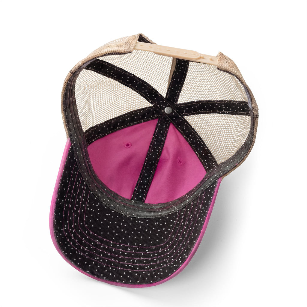 Butterfly Rise Together Mesh-Back Cap | Women's Washed Snap-Back Hat | Inspirational Gift
