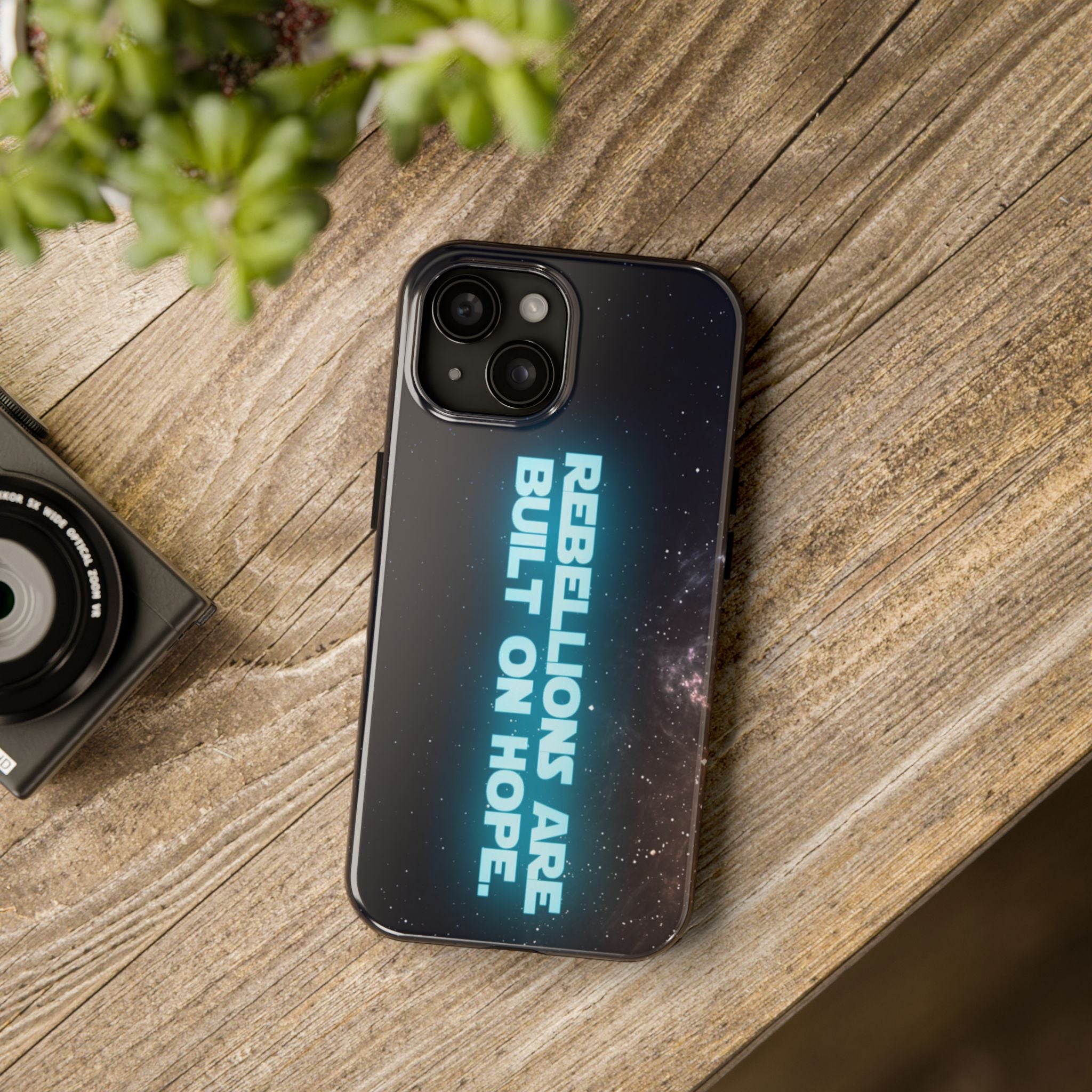 Rebel Phone Case | Rebellions Are Built on Hope iPhone & Android Cover | Sci-Fi Fan Gift
