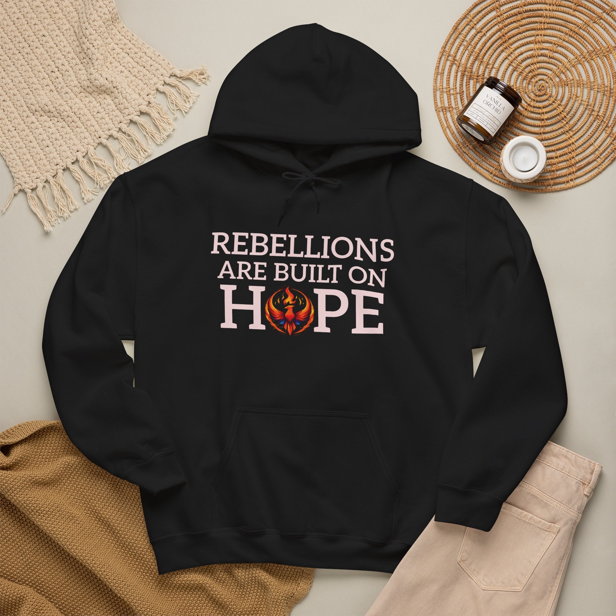 Built on Hope Hoodie | Inspirational Protest Graphic Sweatshirt
