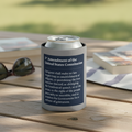 1st Amendment Can Cooler | Patriotic Drink Insulator | Freedom of Speech Gift