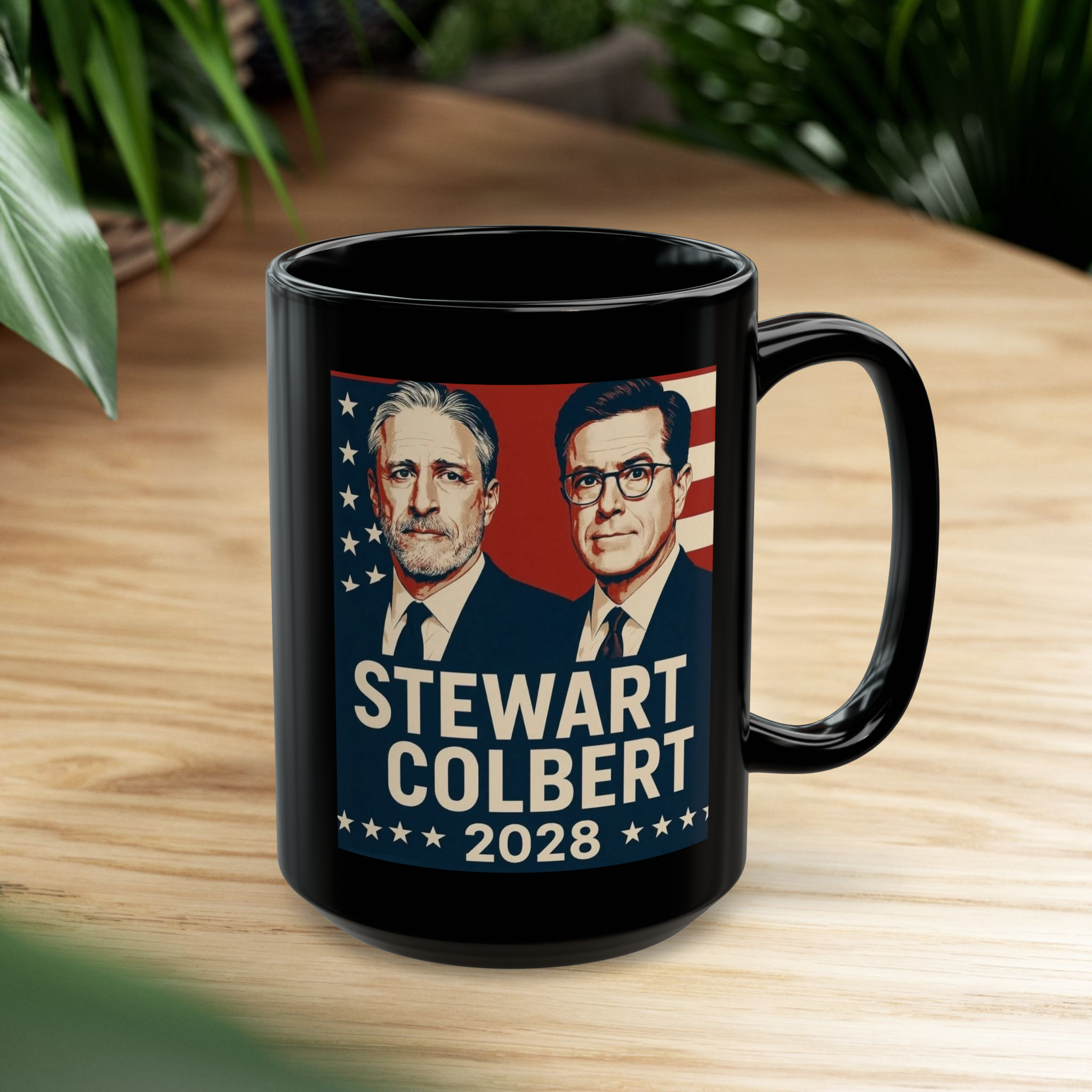Stewart Colbert 2028 Coffee Mug | Political Humor Gift