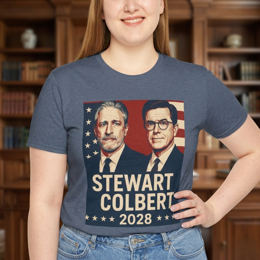 Stewart Colbert 2028 Election Tee | Political Humor Shirt | Satire Campaign Gift