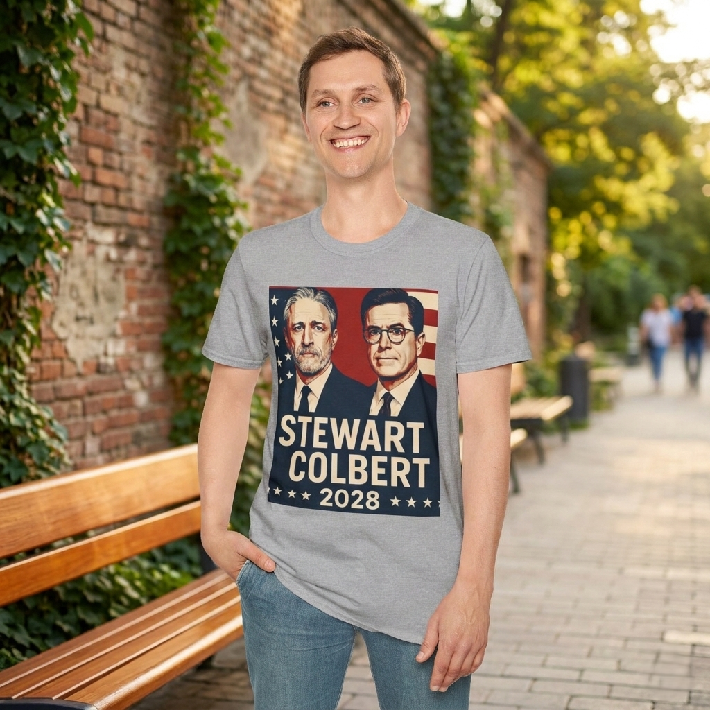 Stewart Colbert 2028 Election Tee | Political Humor Shirt | Satire Campaign Gift
