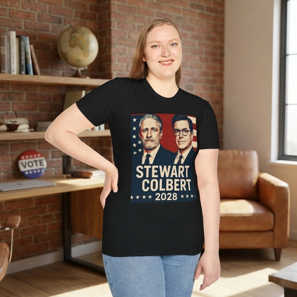 Stewart Colbert 2028 Election Tee | Political Humor Shirt | Satire Campaign Gift