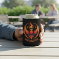 Rise Together Phoenix Can Cooler | Rising Phoenix Logo Beverage Insulator