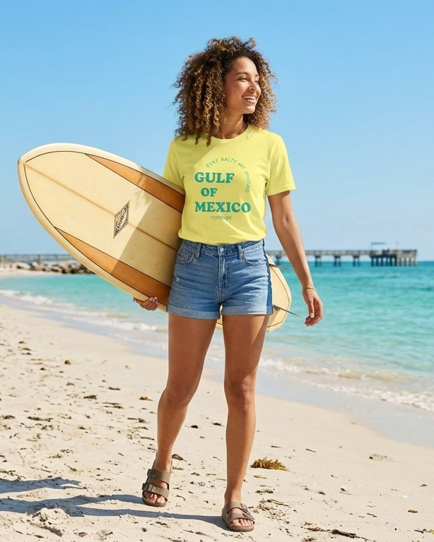 Stay Salty Unisex Shirt, Gulf of Mexico Forever T-Shirt, Coastal Humor Clothing, Protest Top