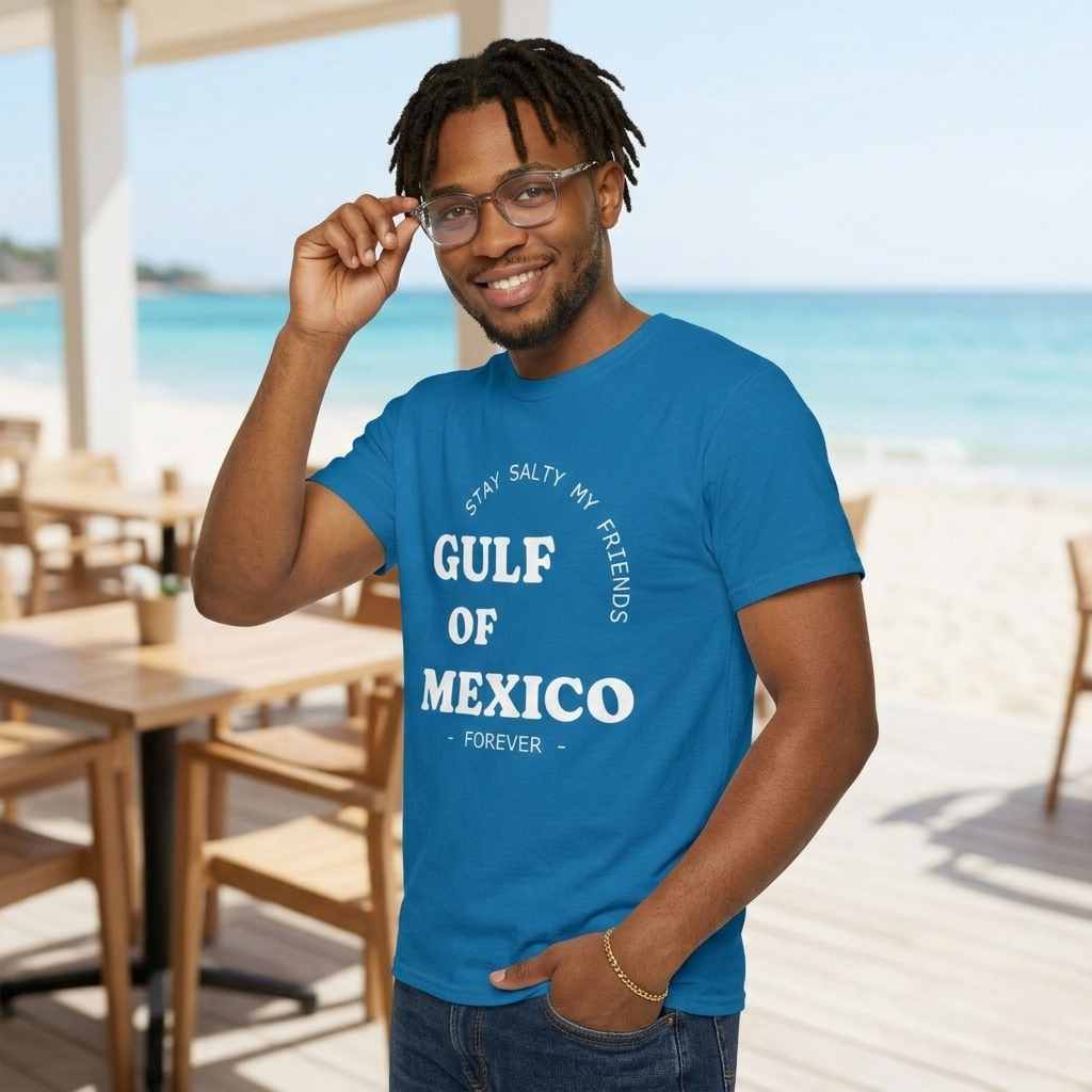 Stay Salty Unisex Shirt, Gulf of Mexico Forever T-Shirt, Coastal Humor Clothing, Protest Top