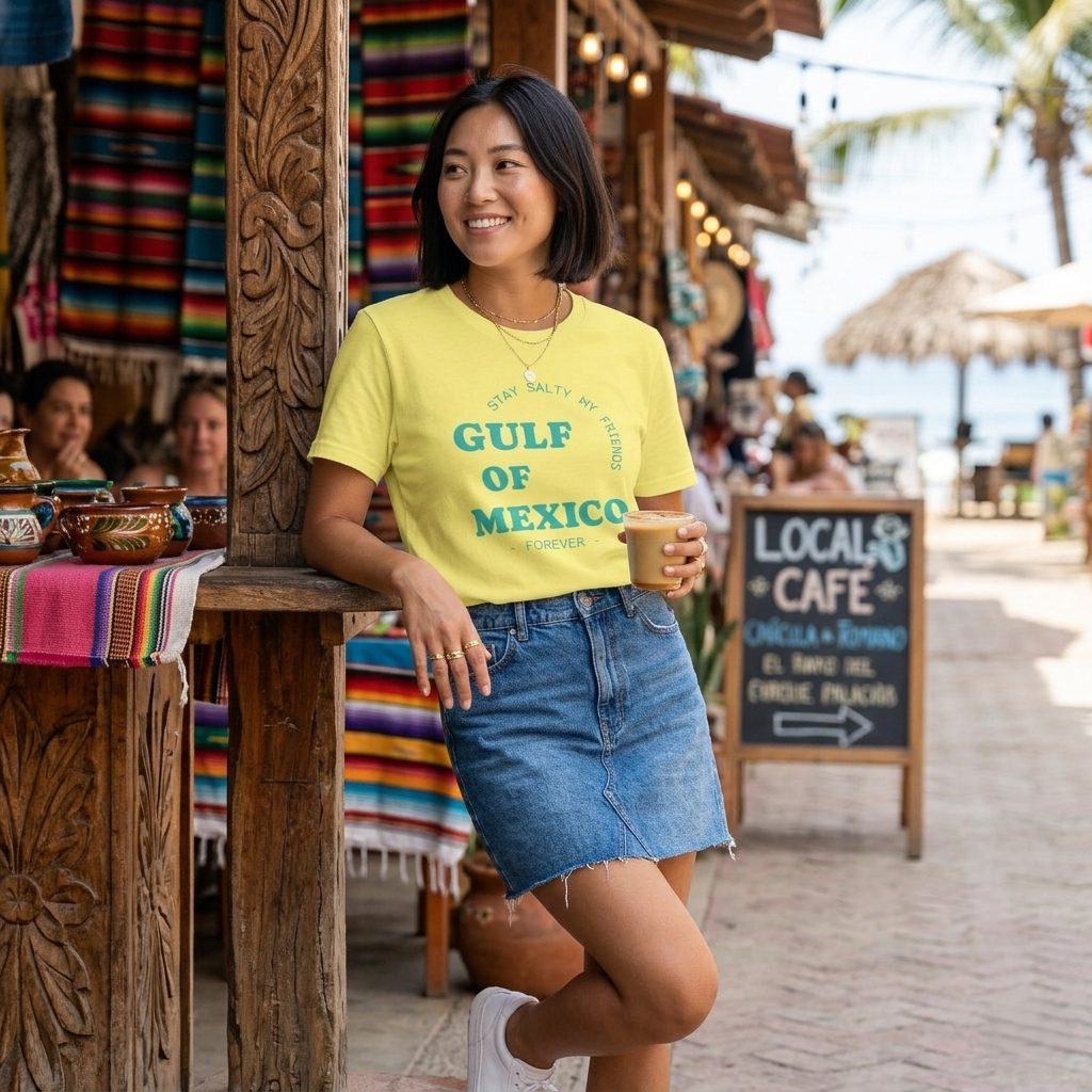 Stay Salty Unisex Shirt, Gulf of Mexico Forever T-Shirt, Coastal Humor Clothing, Protest Top