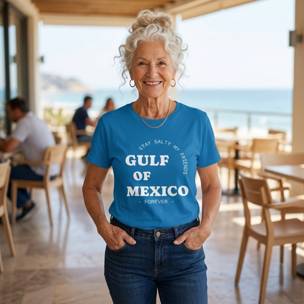 Stay Salty Unisex Shirt, Gulf of Mexico Forever T-Shirt, Coastal Humor Clothing, Protest Top