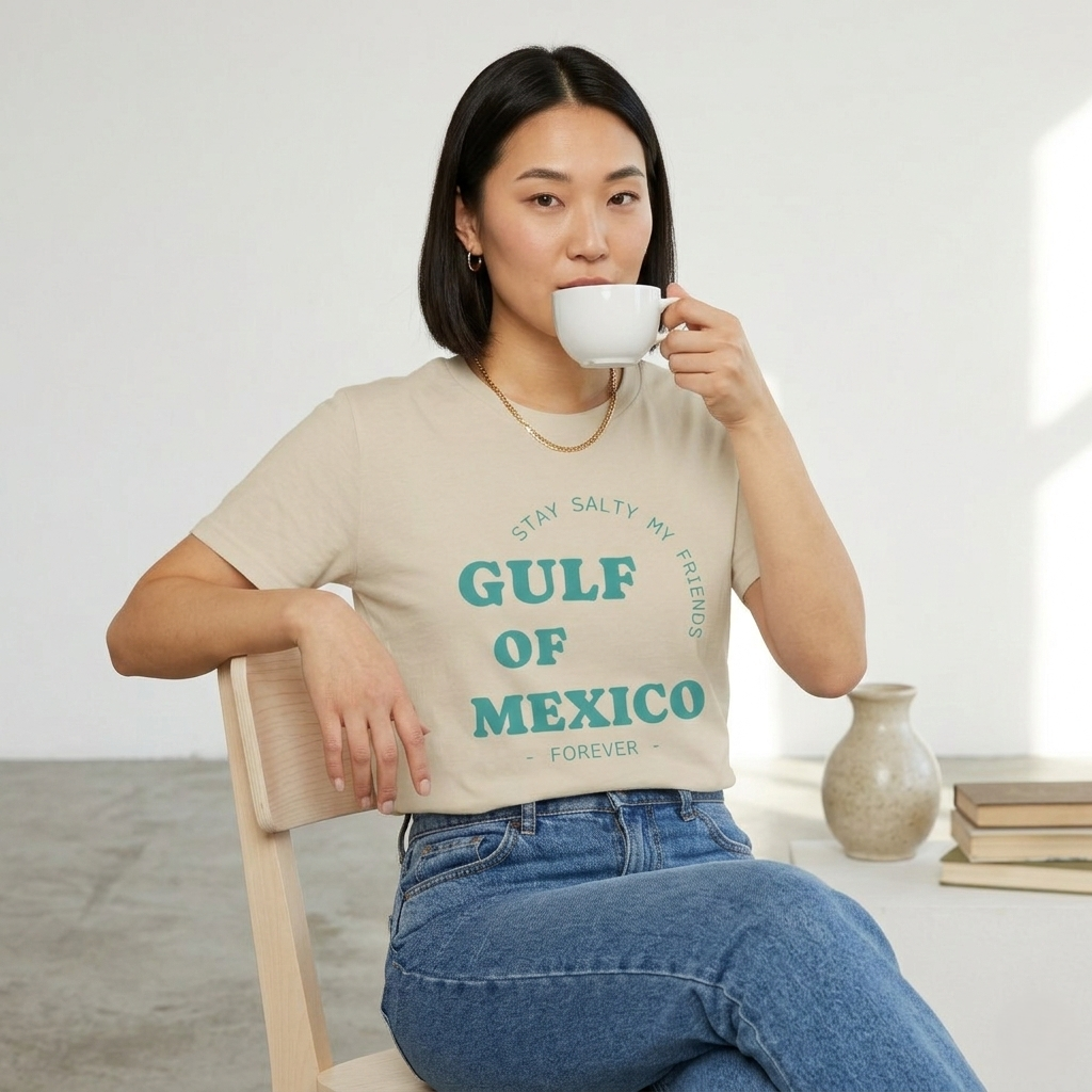 Stay Salty Unisex Shirt, Gulf of Mexico Forever T-Shirt, Coastal Humor Clothing, Protest Top