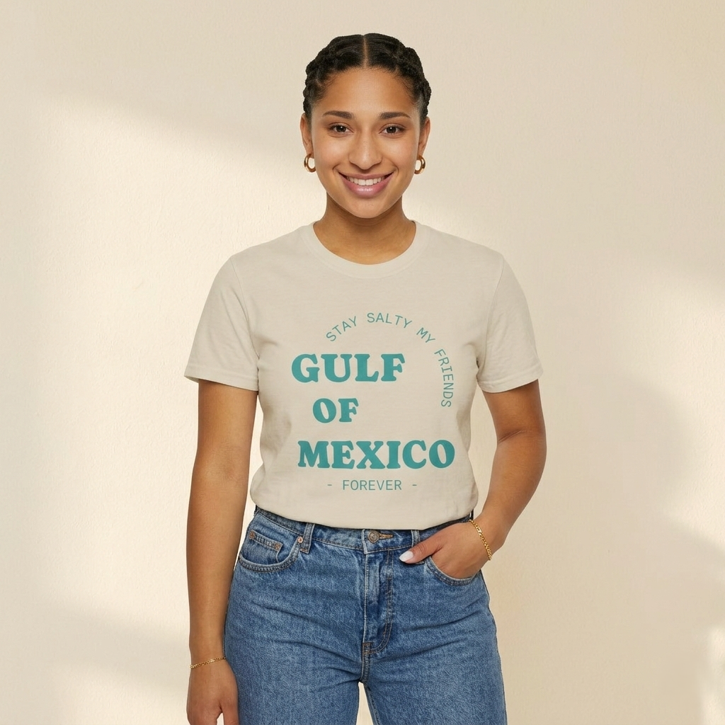 Stay Salty Unisex Shirt, Gulf of Mexico Forever T-Shirt, Coastal Humor Clothing, Protest Top
