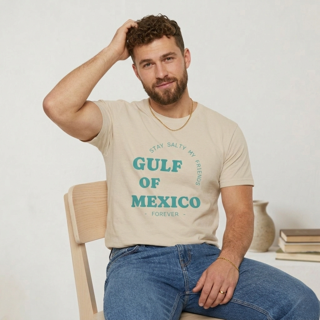 Stay Salty Unisex Shirt, Gulf of Mexico Forever T-Shirt, Coastal Humor Clothing, Protest Top