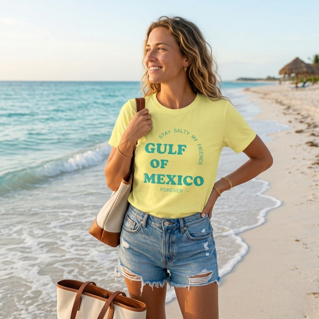 Stay Salty Unisex Shirt, Gulf of Mexico Forever T-Shirt, Coastal Humor Clothing, Protest Top