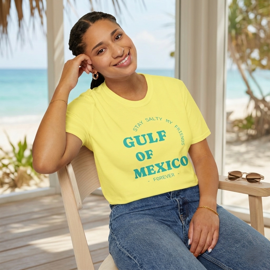 Stay Salty Unisex Shirt, Gulf of Mexico Forever T-Shirt, Coastal Humor Clothing, Protest Top