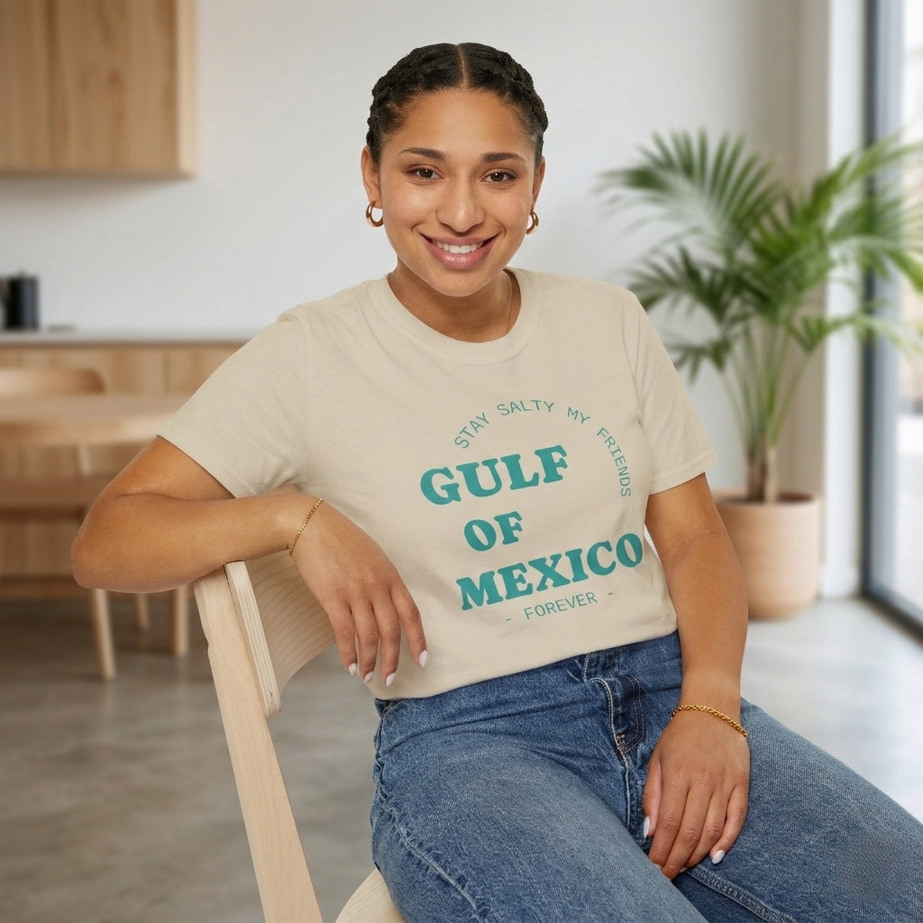 Stay Salty Unisex Shirt, Gulf of Mexico Forever T-Shirt, Coastal Humor Clothing, Protest Top