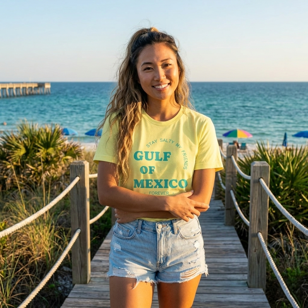 Stay Salty Unisex Shirt, Gulf of Mexico Forever T-Shirt, Coastal Humor Clothing, Protest Top