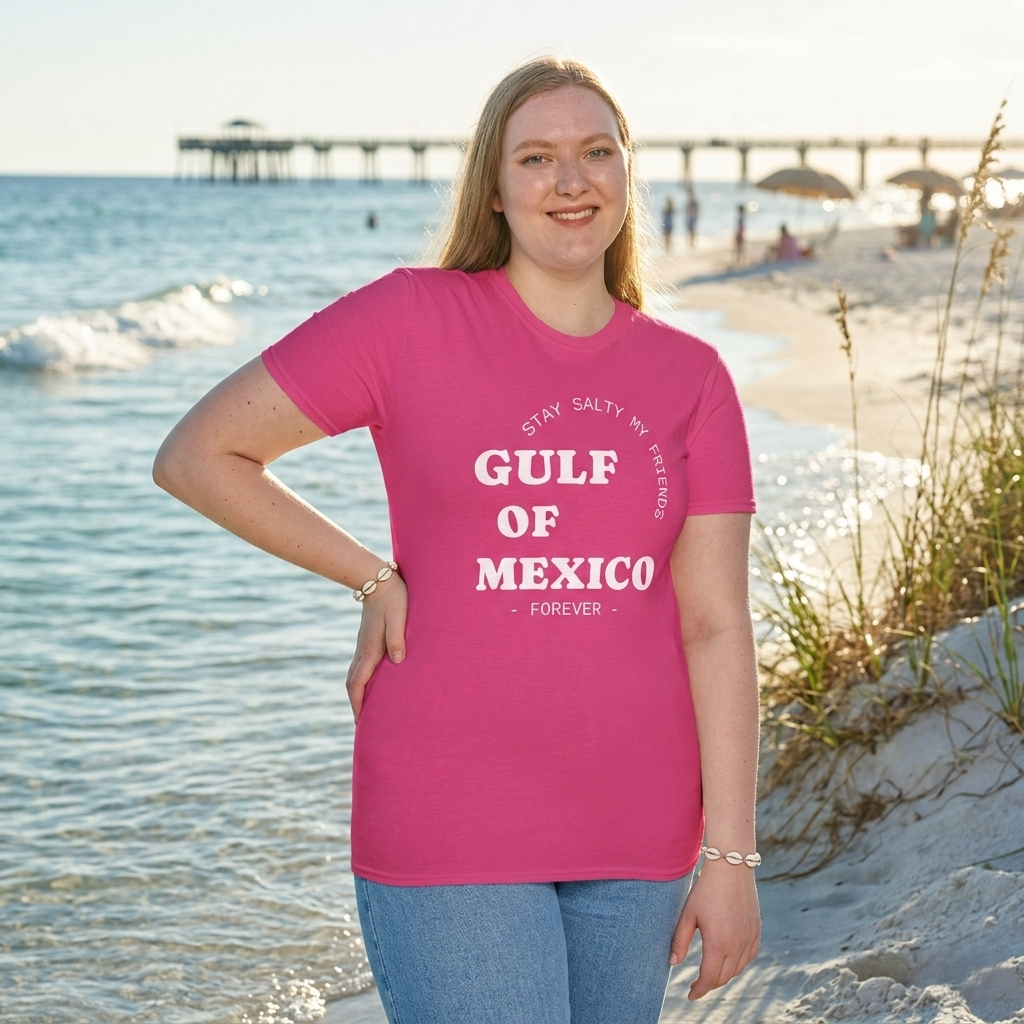 Stay Salty Unisex Shirt, Gulf of Mexico Forever T-Shirt, Coastal Humor Clothing, Protest Top