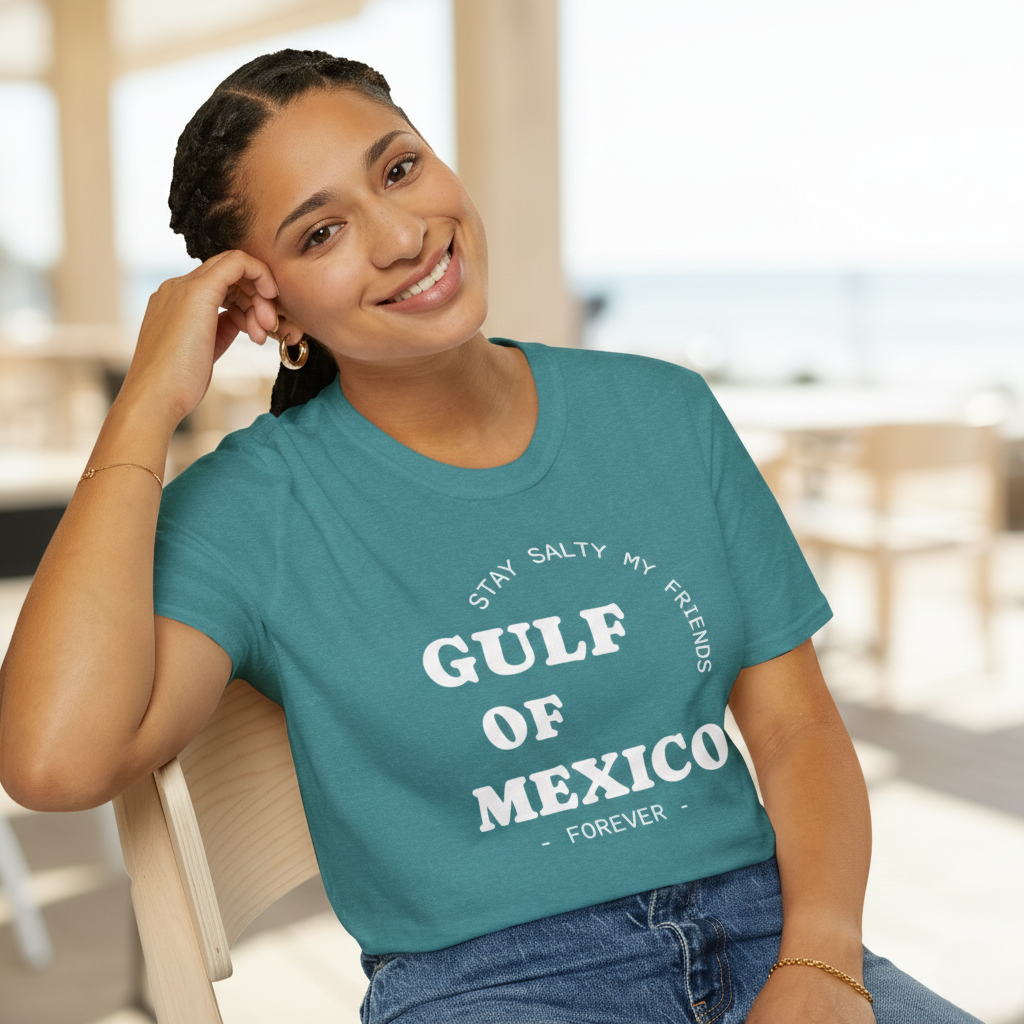 Stay Salty Unisex Shirt, Gulf of Mexico Forever T-Shirt, Coastal Humor Clothing, Protest Top