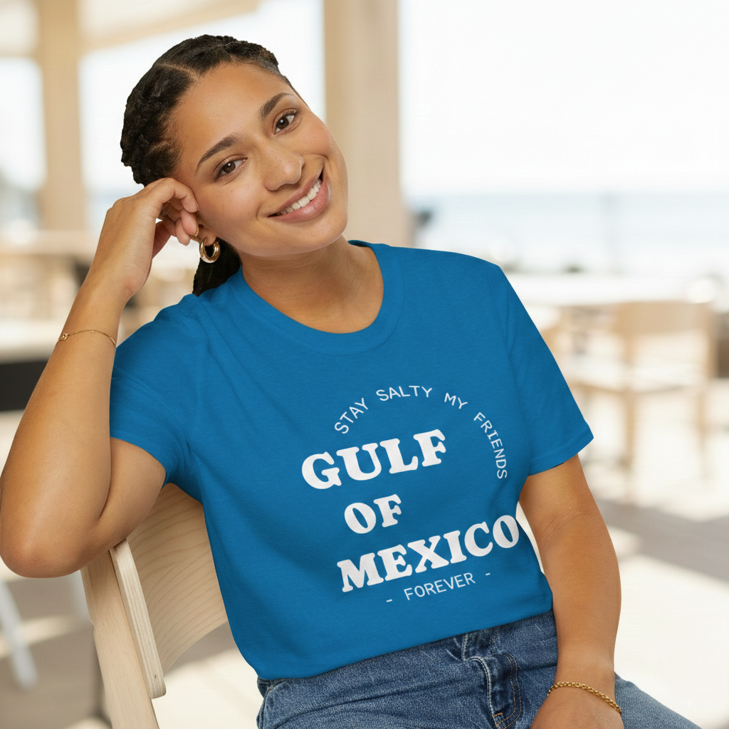 Stay Salty Unisex Shirt, Gulf of Mexico Forever T-Shirt, Coastal Humor Clothing, Protest Top