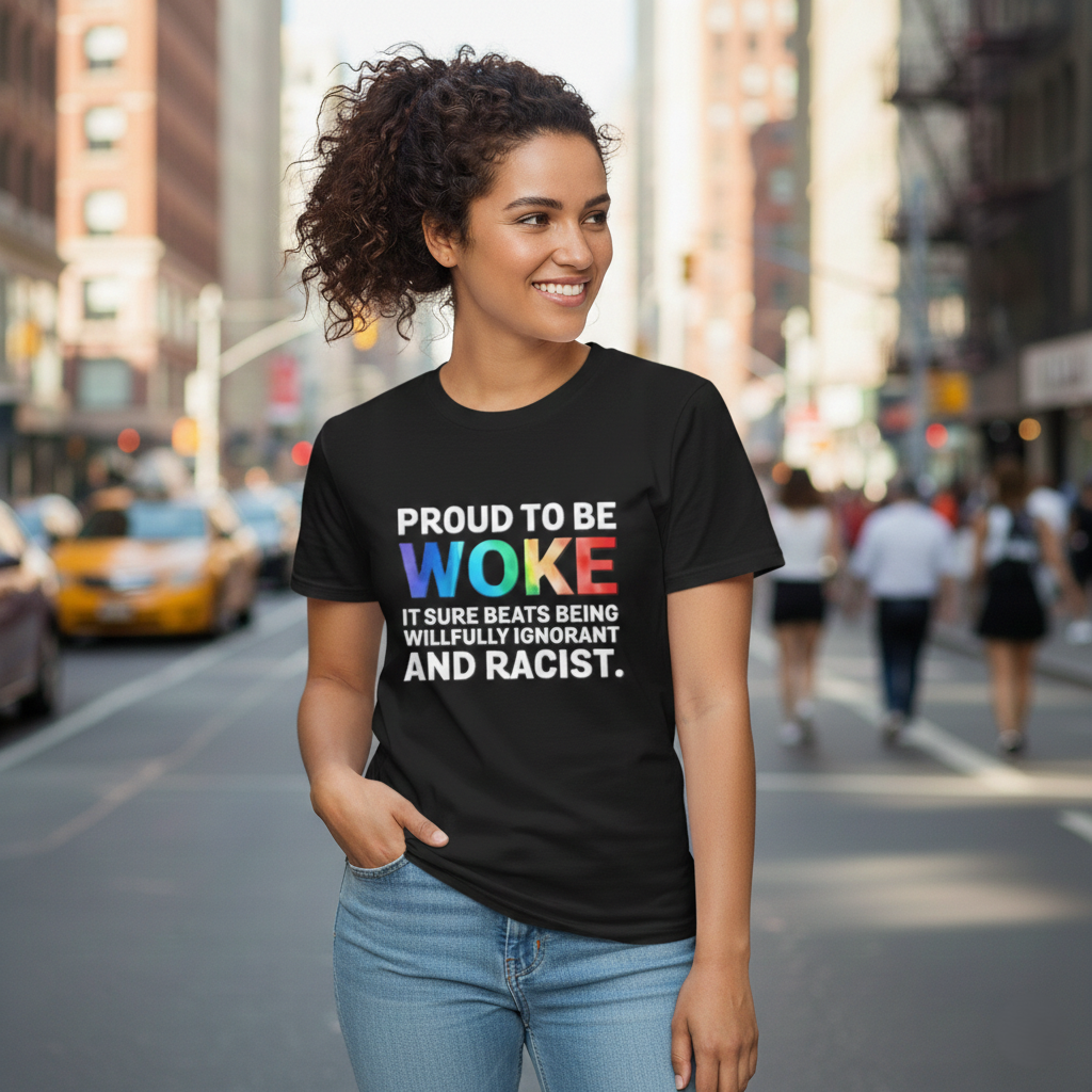 Proud to be Woke Unisex T-Shirt, Anti-Racism Tee, Equality Shirt