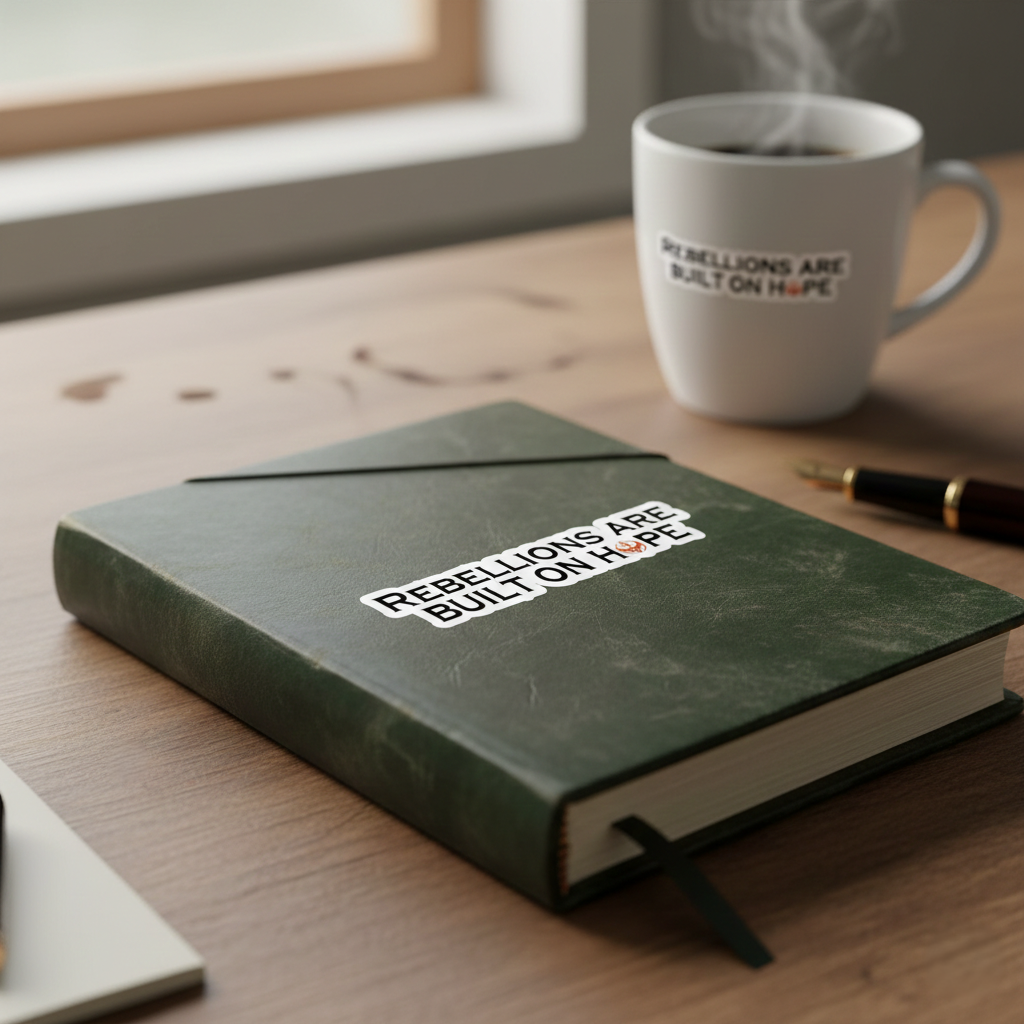 Rising Phoenix Rebellions Built on Hope Kiss-Cut Stickers | Rebel Alliance Vinyl Decal