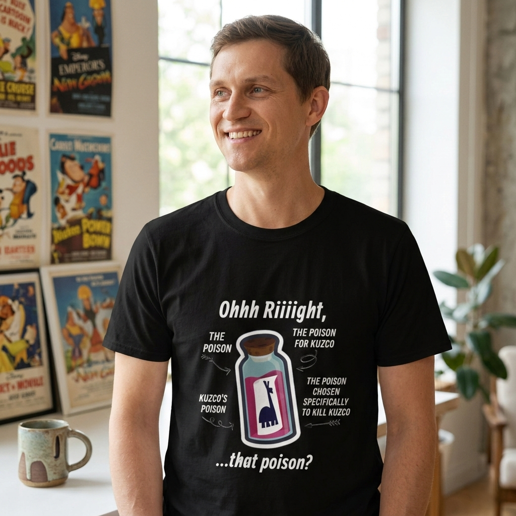 Poison Llama T-Shirt | Funny Quote Unisex Tee | Animated Movie Fan Gift