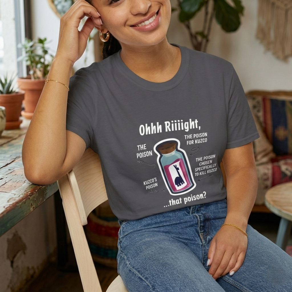 Poison Llama T-Shirt | Funny Quote Unisex Tee | Animated Movie Fan Gift