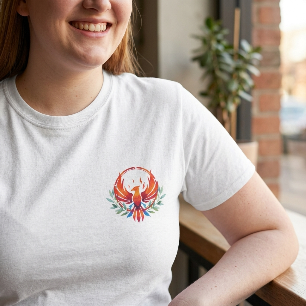Hope Reforged Tee | Rising Phoenix Resistance T-Shirt | Empowerment Gift