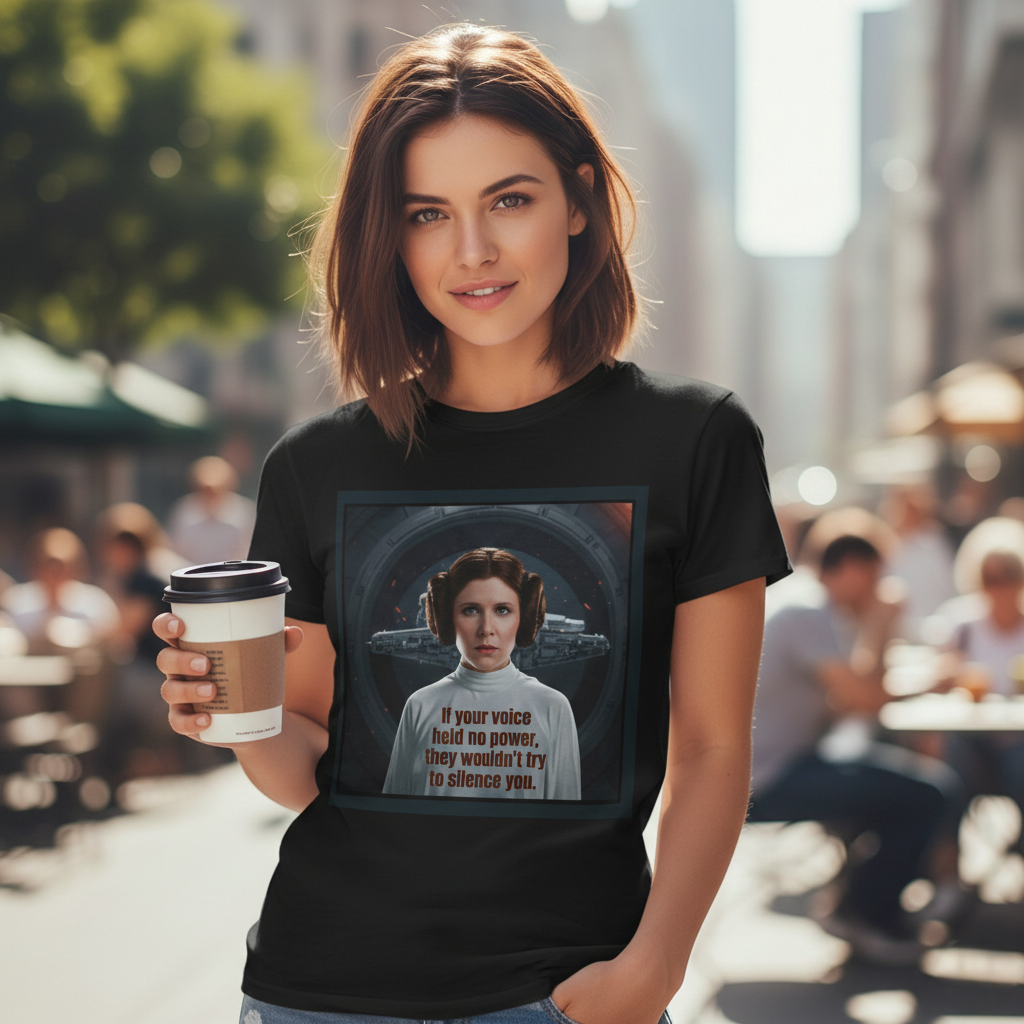 Your Voice Holds Power Tee | Sci-fi Inspired T-Shirt | Empowerment Shirt | Activist Gift