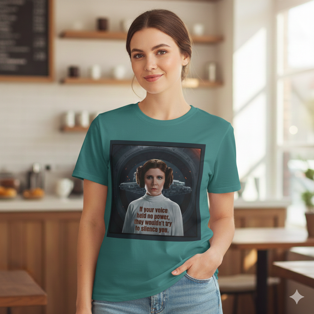 Your Voice Holds Power Tee | Sci-fi Inspired T-Shirt | Empowerment Shirt | Activist Gift