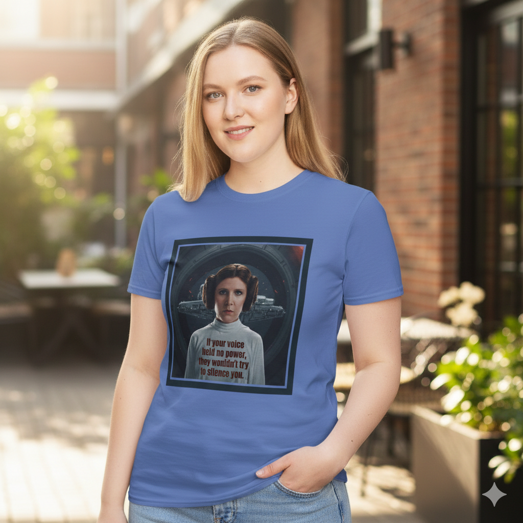 Your Voice Holds Power Tee | Sci-fi Inspired T-Shirt | Empowerment Shirt | Activist Gift