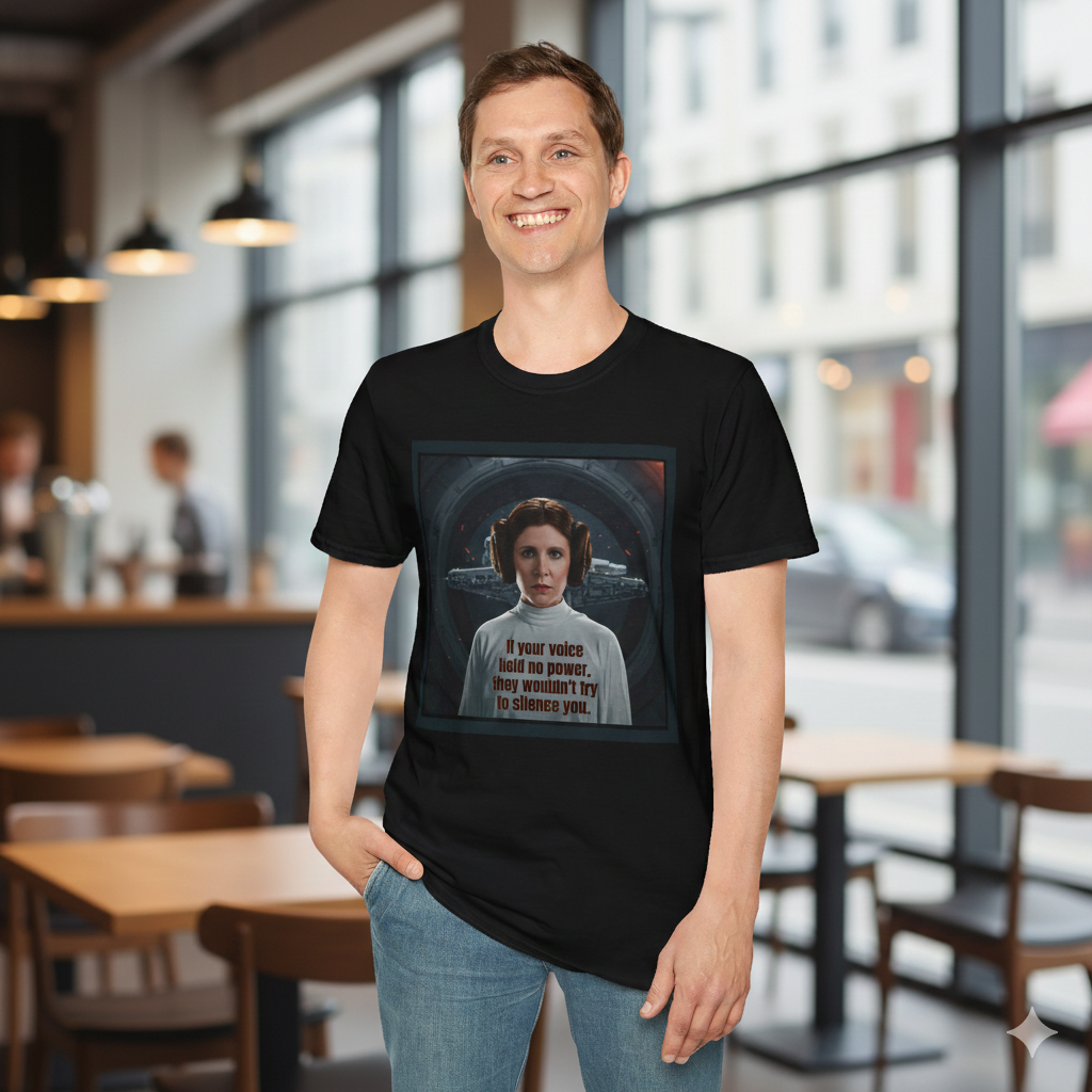 Your Voice Holds Power Tee | Sci-fi Inspired T-Shirt | Empowerment Shirt | Activist Gift