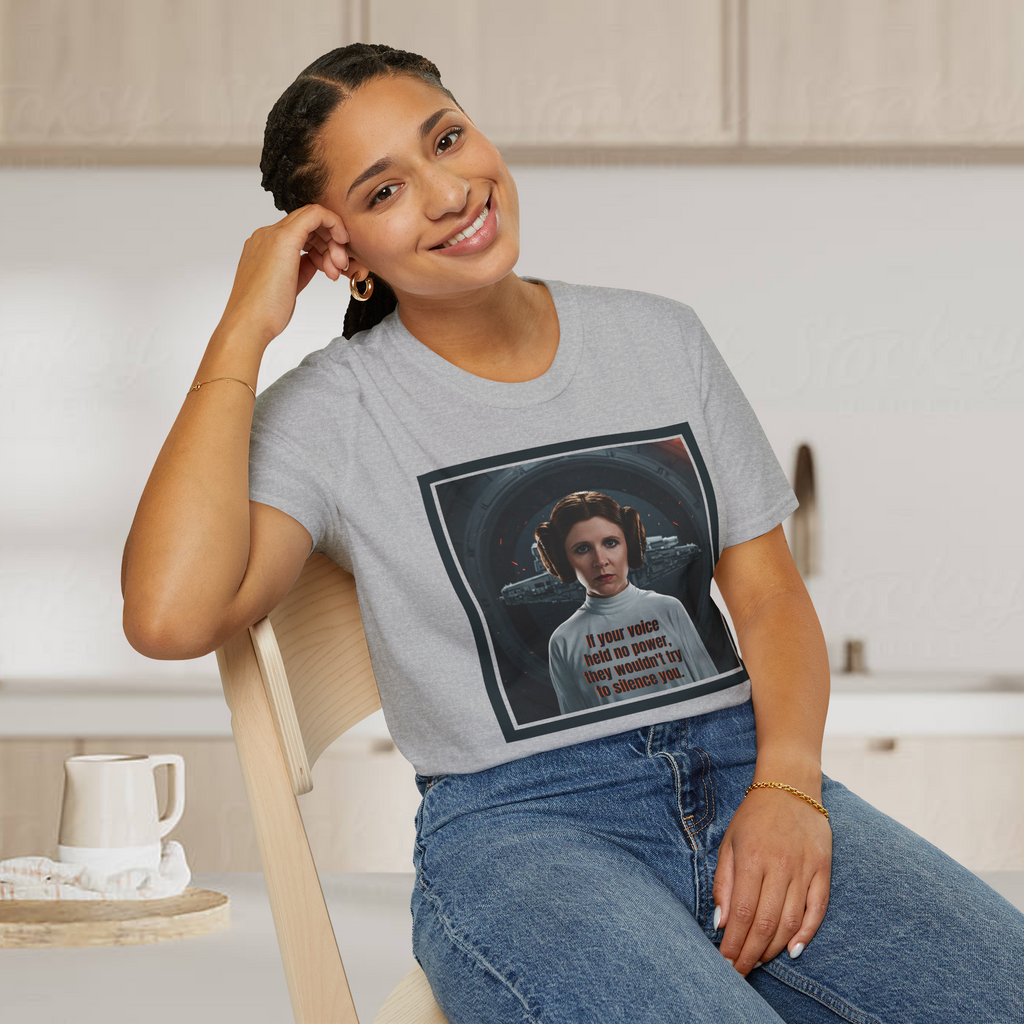 Your Voice Holds Power Tee | Sci-fi Inspired T-Shirt | Empowerment Shirt | Activist Gift