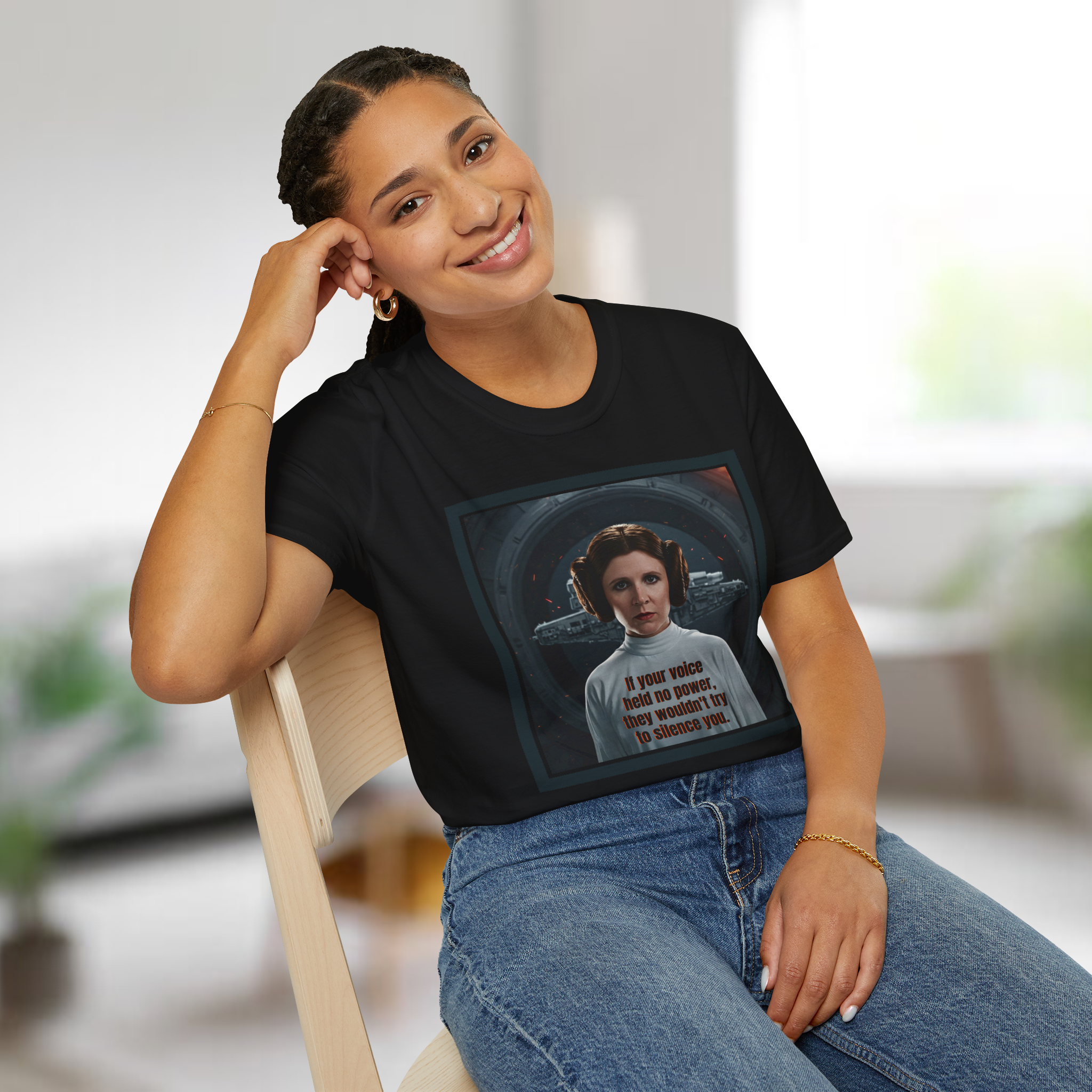 Your Voice Holds Power Tee | Sci-fi Inspired T-Shirt | Empowerment Shirt | Activist Gift