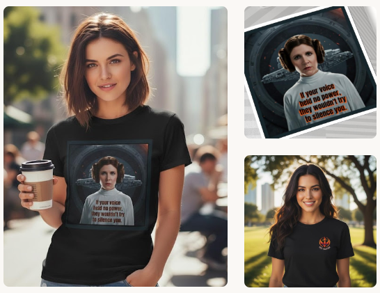 Your Voice Holds Power Tee | Sci-fi Inspired T-Shirt | Empowerment Shirt | Activist Gift