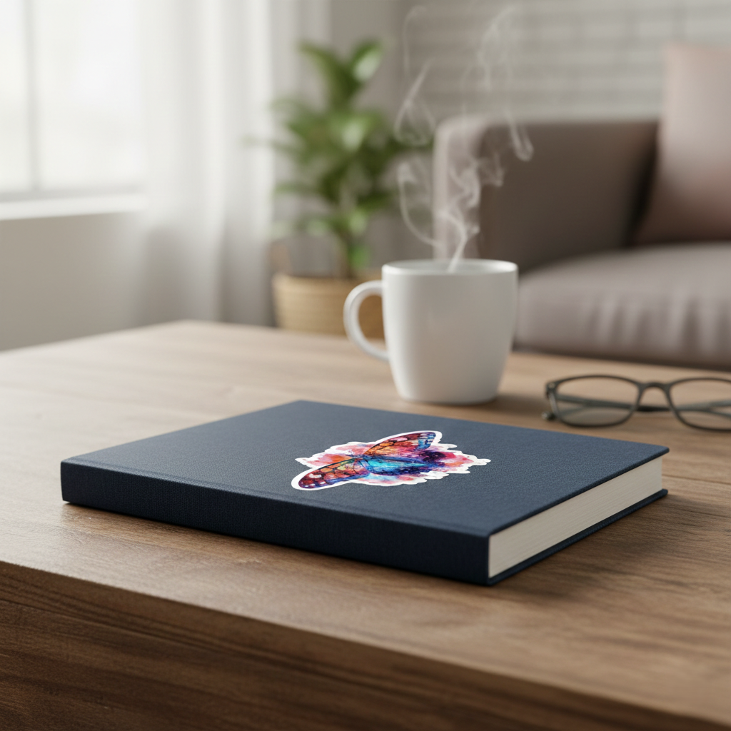 Butterfly Effect Kiss-Cut Sticker | Colorful Watercolor Laptop Decal | Activist Gift