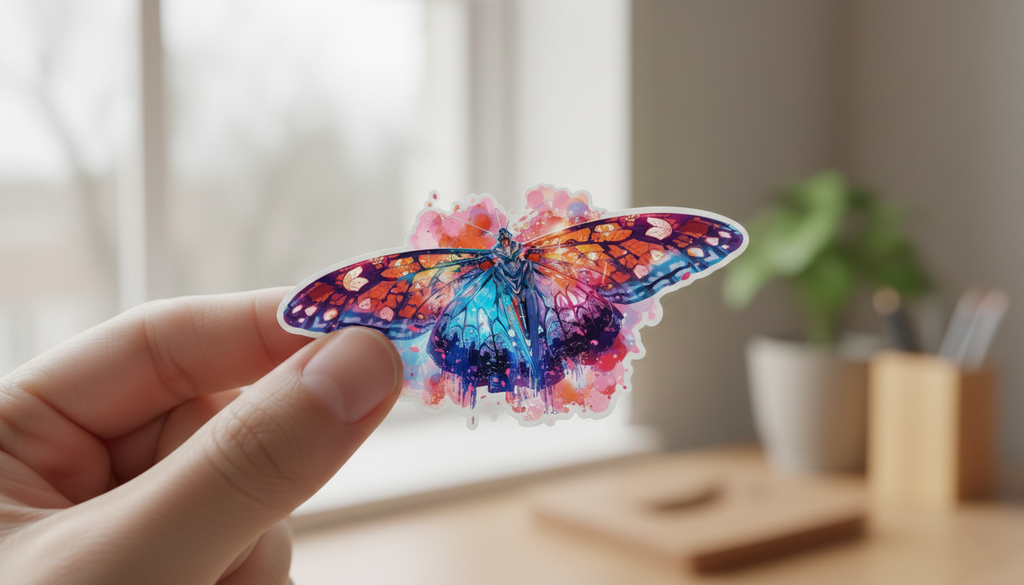Butterfly Effect Kiss-Cut Sticker | Colorful Watercolor Laptop Decal | Activist Gift