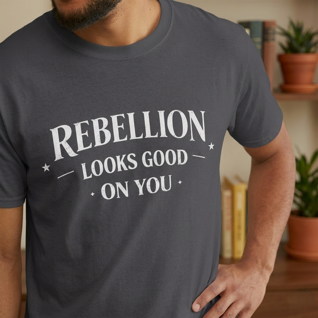 Rebellion Looks Good On You T-Shirt | Activist Gift