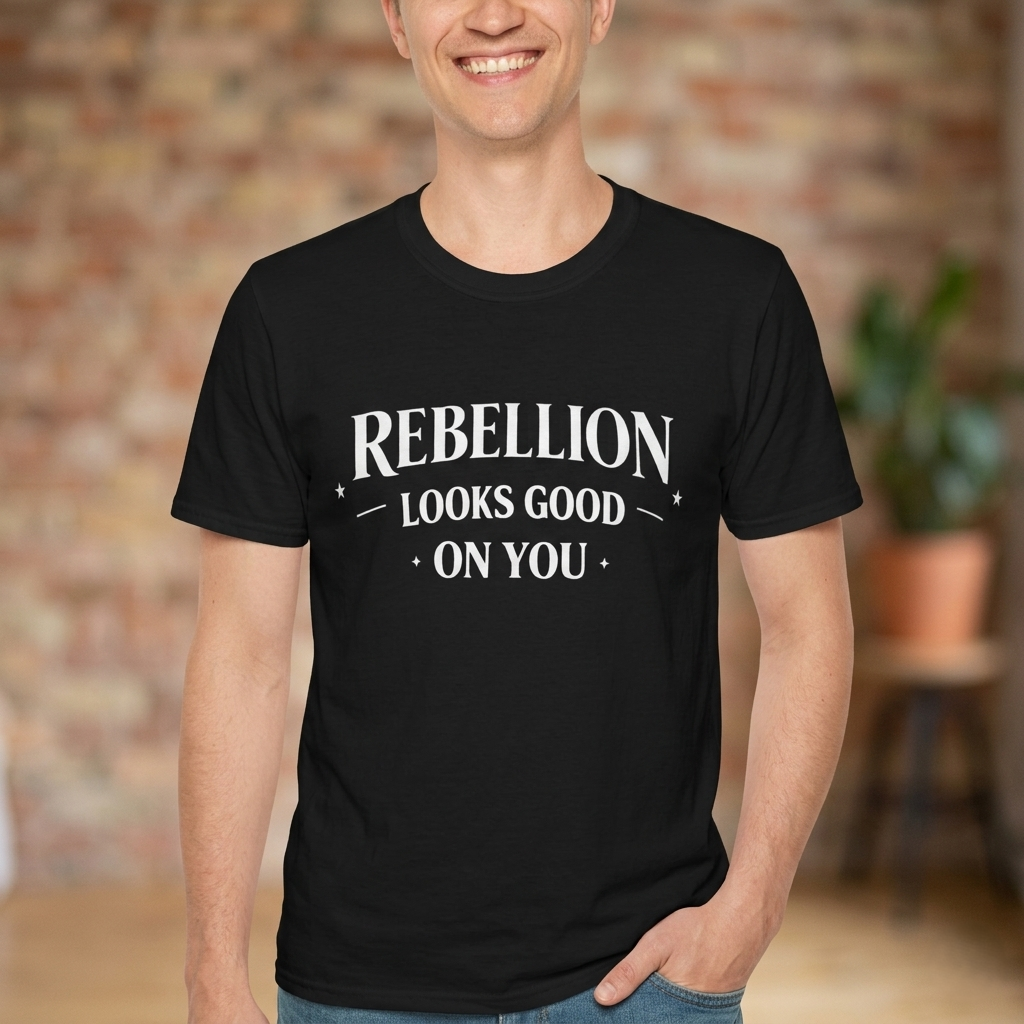 Rebellion Looks Good On You T-Shirt | Activist Gift