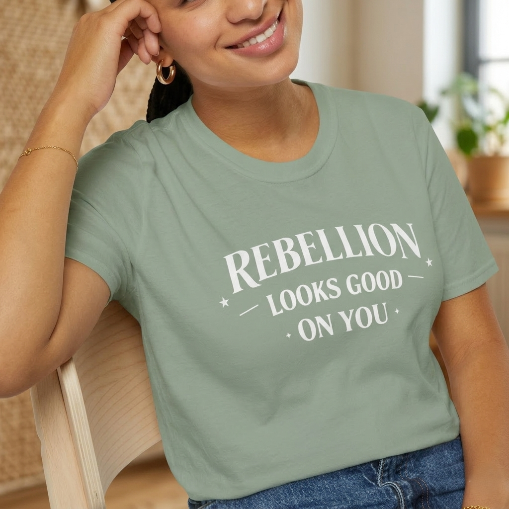 Rebellion Looks Good On You T-Shirt | Activist Gift