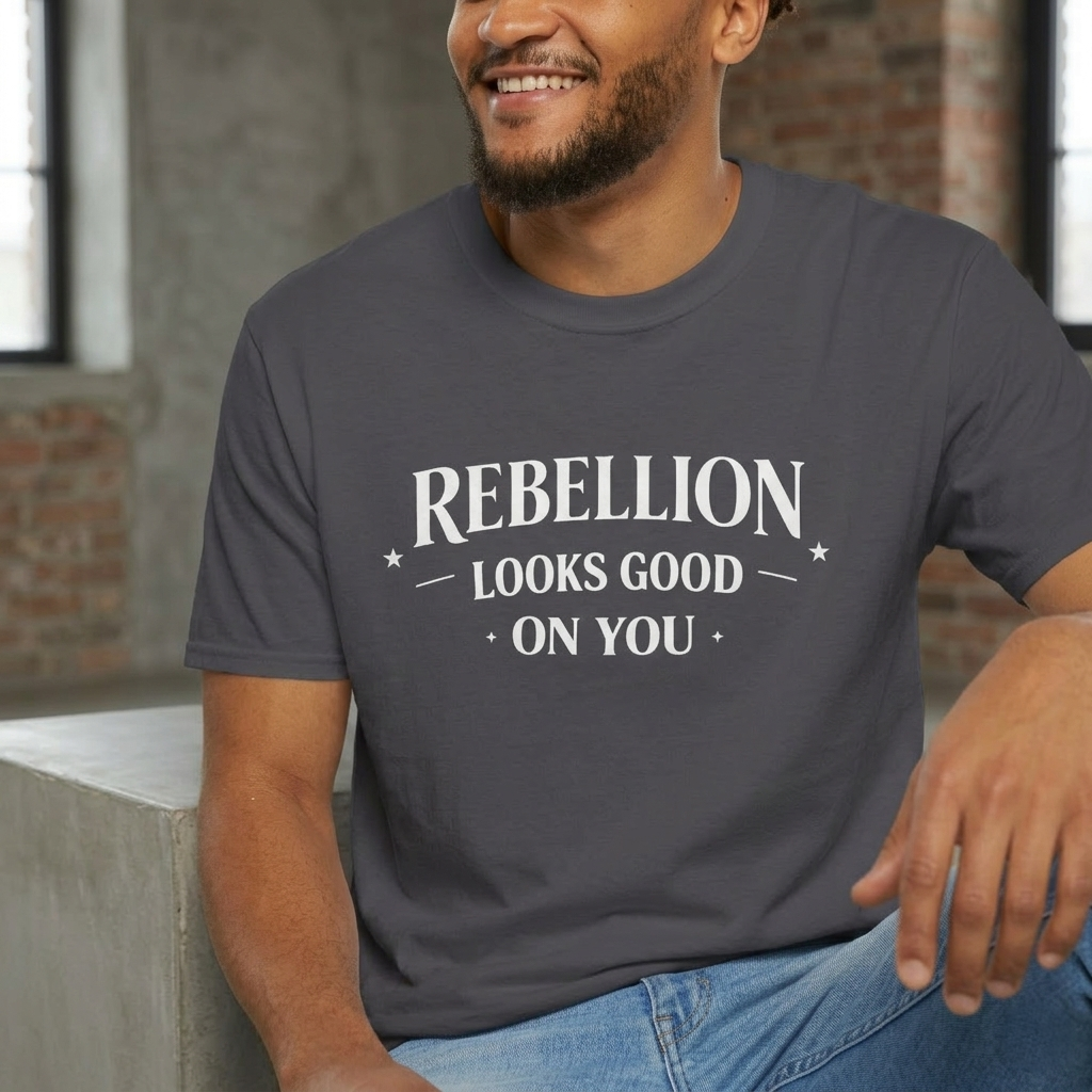 Rebellion Looks Good On You T-Shirt | Activist Gift