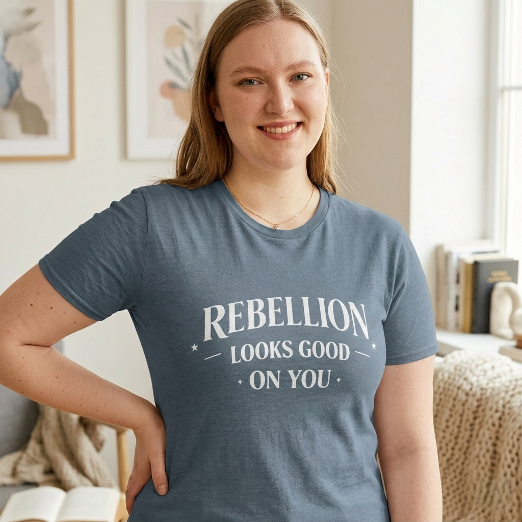 Rebellion Looks Good On You T-Shirt | Activist Gift