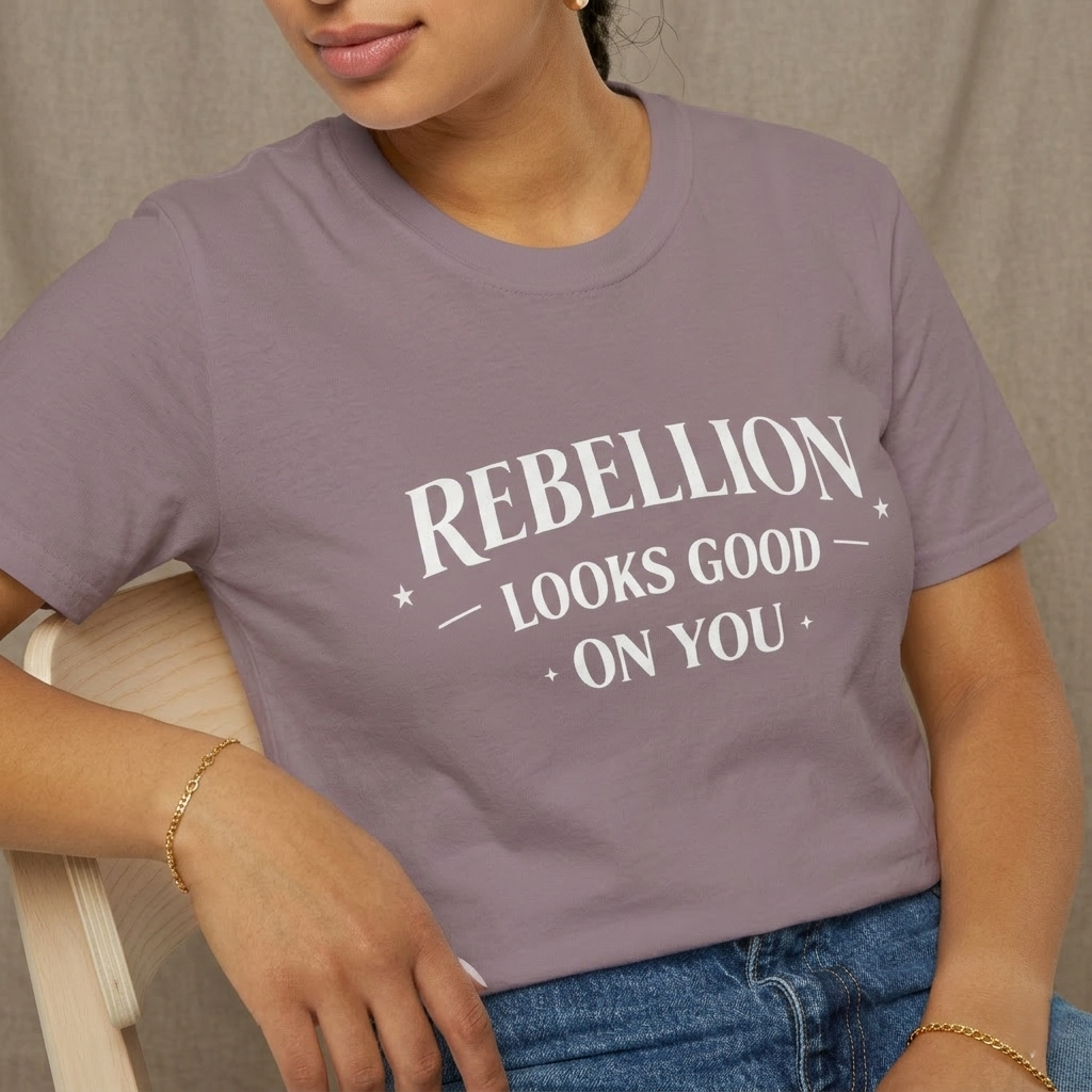 Rebellion Looks Good On You T-Shirt | Activist Gift